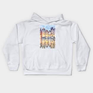 Midnight in Amsterdam Kids Hoodie